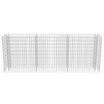 vidaXL Lit surélevé à gabion Acier galvanisé 270x50x100 cm