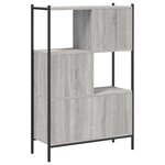 vidaXL Bibliothèque sonoma gris 72x28x109 cm bois d'ingénierie
