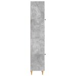 vidaXL Ensemble de Meubles 2 Pièces Gris béton Bois d'ingénierie