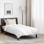 vidaXL Couette Other avec oreiller 2 Pièces Blanc 155 x 220 cm Bas