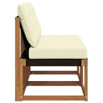 vidaXL 2 Pièce Canapé du milieu extérieur