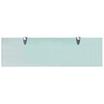 vidaXL Étagères murales 2 Pièces Verre 70x20 cm 8 mm