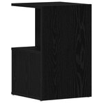 vidaXL Cabinet de chevet Chêne noir 35 x 35 x 55 cm Bois d'ingénierie