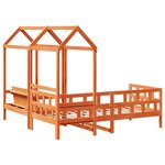 vidaXL Ensemble de lit de jour avec toit sans matelas 90x200 cm