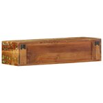 VidaXL Meuble TV mural 80x30x19 cm bois massif de récupération