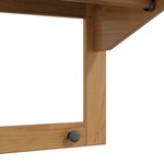 vidaXL Porte-manteau HILL Marron miel 90 x 35 x 41 5 cm Pin massif