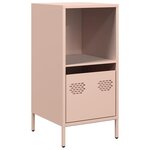 vidaXL Buffet rose 35x39x73 5 cm acier laminé à froid