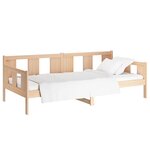 vidaXL Lit de jour sans matelas bois de pin massif 90x200 cm
