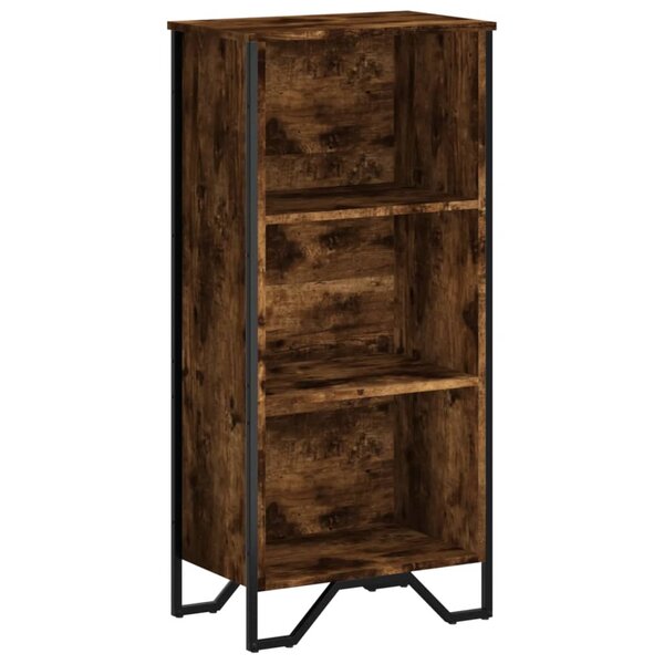 vidaXL Bibliothèque chêne fumé 50x31x106 cm bois d'ingénierie