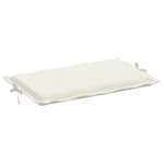 vidaXL Coussin de chaise longue crème mélangé 186x58x4 cm tissu