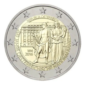2 euros commémorative Autriche 2016 - Banque Nationale.