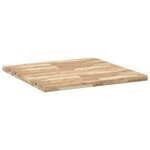 vidaXL Dessus de table carré 90x90x4 cm bois massif d'acacia