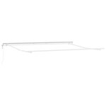 vidaXL Auvent rétractable automatique bordeaux 500x300 cm