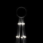 vidaXL Sapin de Noël sur mât de drapeau 1134 LED Blanc froid 800 cm