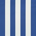 vidaXL Auvent rétractable 150x150 cm Bleu et blanc