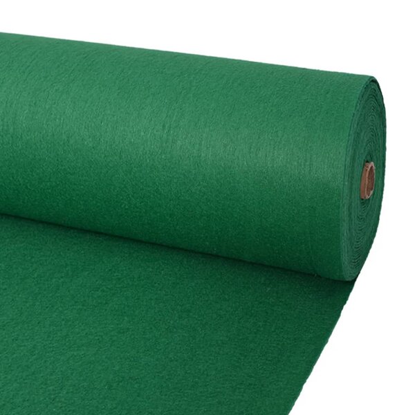 vidaXL Tapis pour exposition 1 x 24 m vert