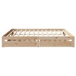 vidaXL Cadre de lit avec tiroirs sans matelas 180x200 cm