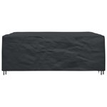 vidaXL Housse pour meubles Uni Noir 300 x 250 x 100 cm 600D