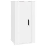vidaXL Ensemble de meubles TV 8 Pièces Blanc Bois d'ingénierie