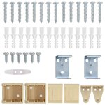 vidaXL Store Vénitien Marron clair avec motif 213 x 140 cm PVC