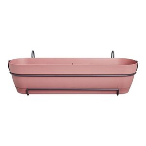 Balconnière à réservoir 70 x 26 x hauteur 17 7 cm - Rose poussière