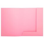 Paquet de 50 chemises 2 rabats SUPER 210 - 24x32cm Rose EXACOMPTA