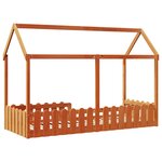 vidaXL Cadre de lit d'enfants forme de maison sans matelas 80x200 cm