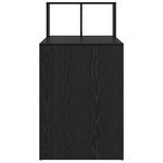 vidaXL Bureau Chêne noir 108 x 55 x 103 5 cm Bois d'ingénierie