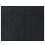 vidaXL Tapis rectangulaire noir 80x100 cm bambou