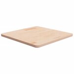 vidaXL Dessus de table carré 60x60x2 5 cm Bois chêne massif non traité