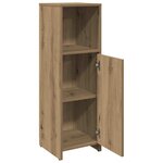 vidaXL Armoire de bain chêne artisanal 30x30x95 cm bois d'ingénierie