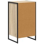 vidaXL Buffet avec tiroir Sonoma 81 x 36 x 150.5 cm Bois d'ingénierie