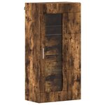 vidaXL Cabinet en Bois Chêne fumé 50 x 29 x 100 cm Bois d'ingénierie