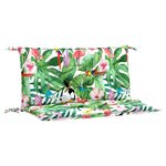 vidaXL Coussins de banc de jardin lot de 2 multicolore 100x50x7 cm