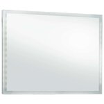 vidaXL Miroir mural à LED pour salle de bains 100x60 cm