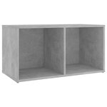 vidaXL Meubles TV 2 Pièces Gris béton 72x35x36 5 cm Bois d'ingénierie
