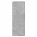 vidaXL Buffet gris béton 60x30x84 cm bois d'ingénierie