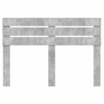 vidaXL Tête de lit Gris béton 160 cm Bois d'ingénierie