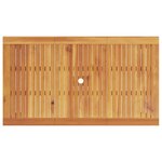 vidaXL Ensemble de salle à manger pour jardin 7 Pièces Marron