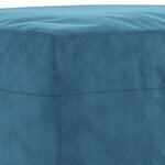 vidaXL Repose-pied Bleu 70x55x41 cm Velours