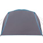 vidaXL Tente familiale avec porche 6 personnes bleu imperméable