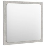 vidaXL Ensemble de meubles de salle de bain 3 Pièces gris béton
