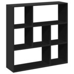 vidaXL Étagère séparatrice de pièce noir 102x29x103 5 cm