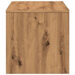 vidaXL Meuble TV chêne artisanal 120x40x40 cm bois d'ingénierie