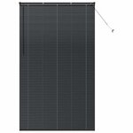 vidaXL Store de Fenêtre avec des rideaux Autre Noir 80 x 130 cm Aluminium