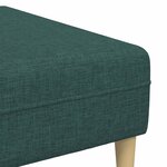 vidaXL Canapé de salon 3 Pièces Vert foncé Polyester