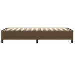vidaXL Cadre de lit sans matelas marron foncé 80x200 cm tissu