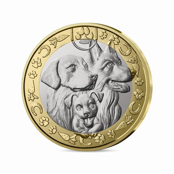 Animaux préférés des Français Monnaie de 5€ métal commun - Chien