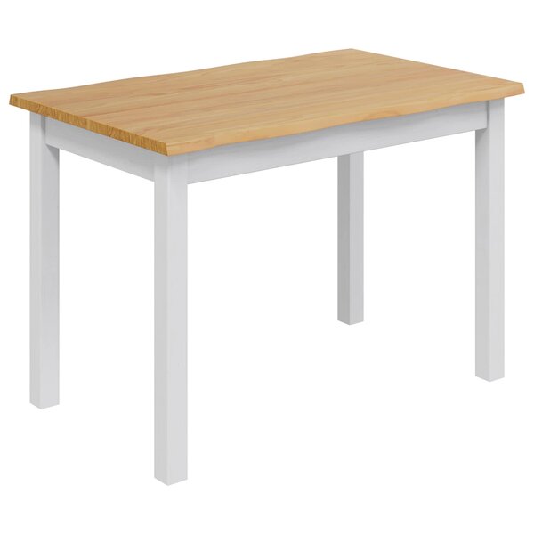 VidaXL Table de salle à manger / Table de repas EKAI Blanc