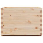 vidaXL Jardinière 70x70x49 5 cm bois de pin massif
